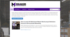 Desktop Screenshot of meadorwarehouse.com